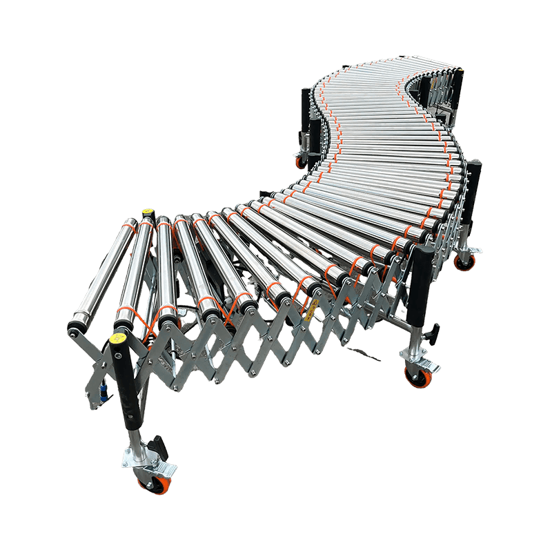Powered Roller Conveyor O shaped Belt