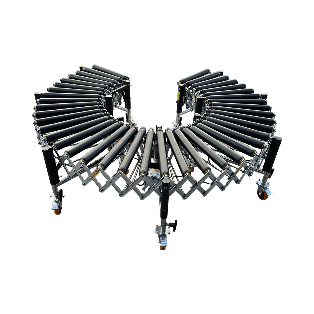 Multi-Wedge Belt Powered Rubber-Covered Roller Conveyor