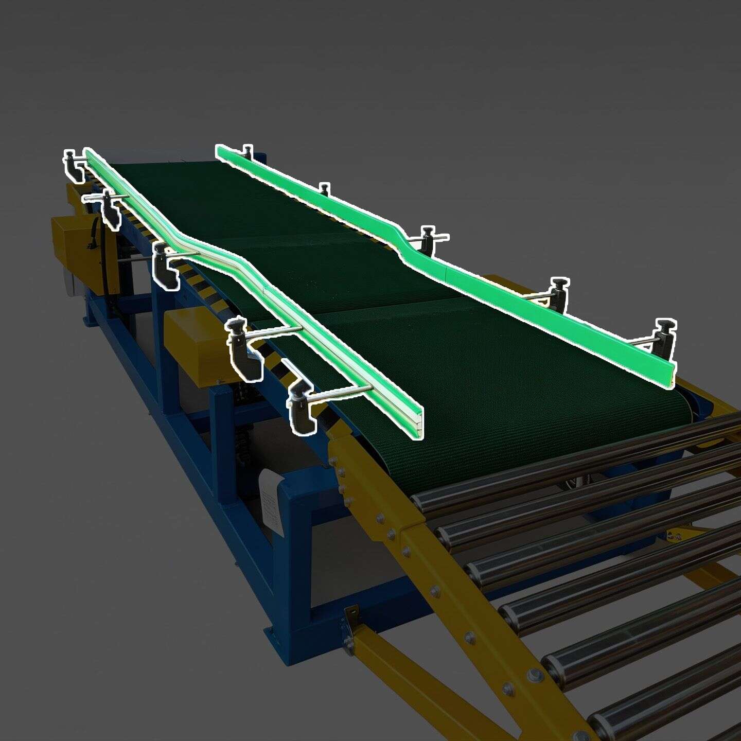 #1 Incline Conveyor Guardrail